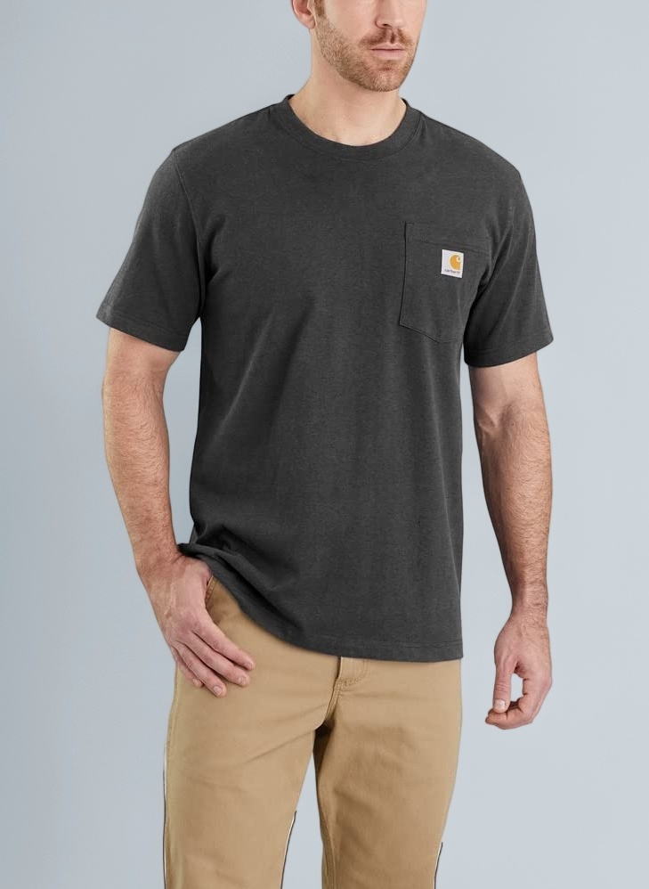 Herren Relaxed Fit Heavyweight Short-Sleeve K87 Pocket T-Shirt T-Shirt (1er Pack)