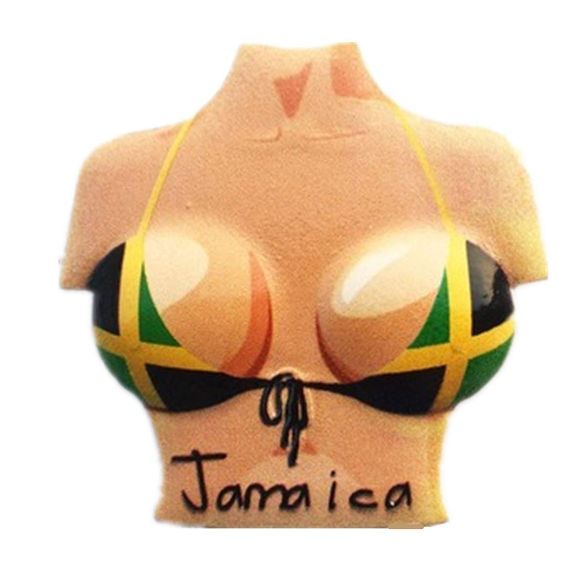Muyu Magnet 3D National Flag And Bikini Beauty Of Jamaica Fridge Magnet,Home & Kitchen Decoration Magnetic Sticker Jamaica Refrigerator Magnet Travel Souvenir Gift Collection