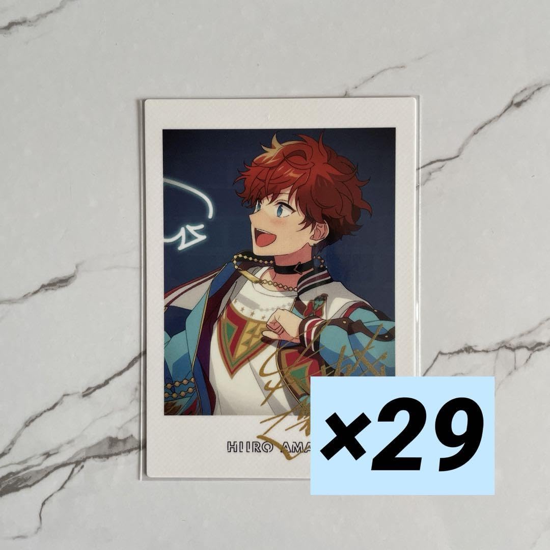 あんスタ ぱしゃこれ ぱしゃっつ カード 漣ジュン 7周年 箔押し サイン