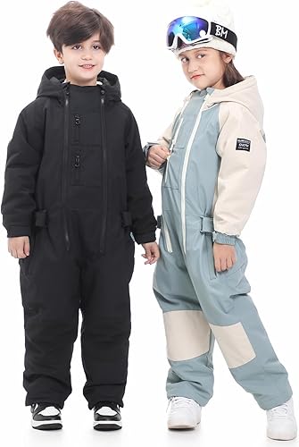 Miniatura 8 de Trajes de nieve de una pieza para niños y niñas, trajes de esquí, overoles, impermeables, para snowboard, invierno, al aire libre