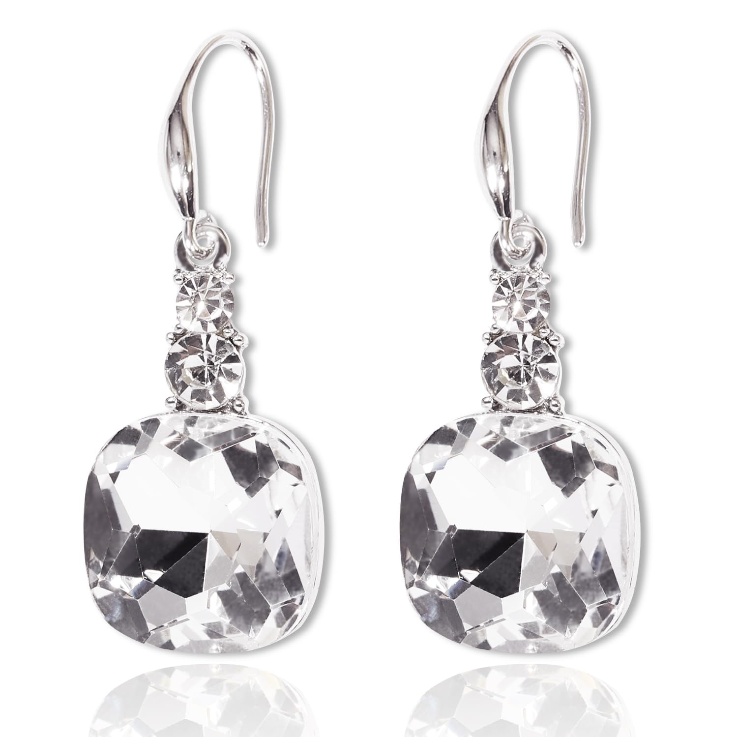 Jiulory Crystal Statement Necklace Glass Crystal Collar Choker Necklace for Women Bridal Necklace Costume Jewelry Necklaces for Women