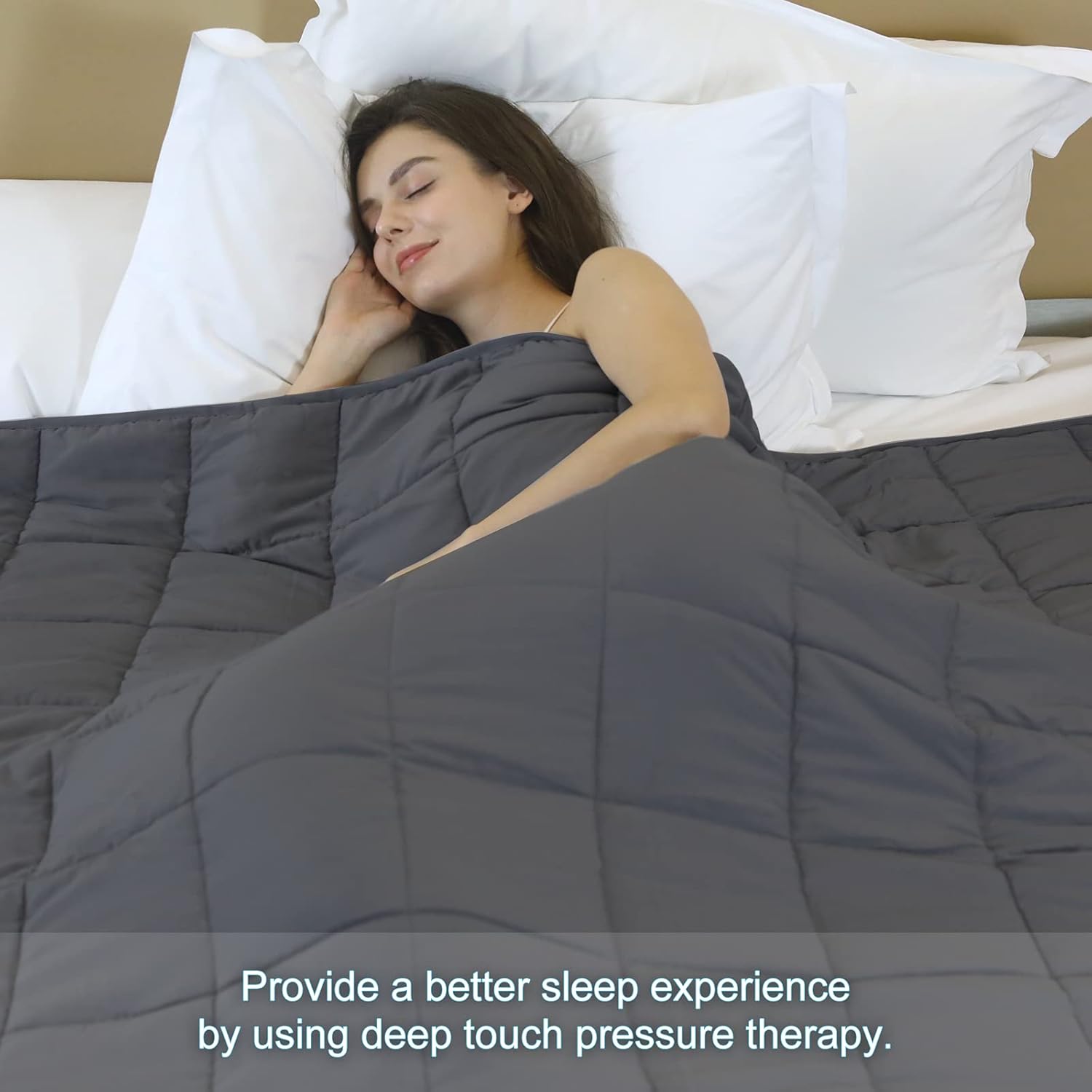 CACY Weighted Blanket for Adults, Premium Gravity Blanket, Insomnia