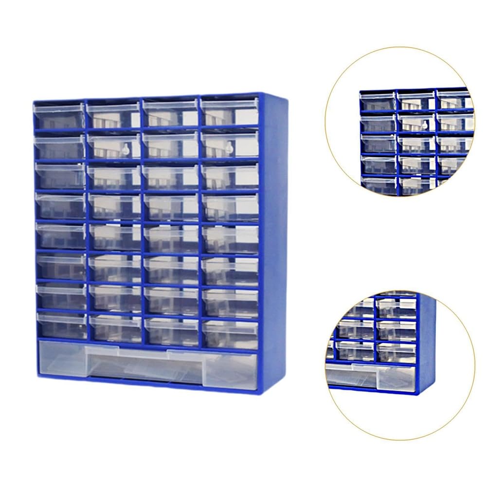Bamberg Organizador de Cajones para Armario de Almacenamiento, Contenedor para Montaje en Pared, Organizador de Garaje, Caja de Herramientas para Piezas de Ferretería, Cuentas y Tornillos