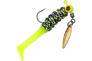 Strike King Mr. Crappie Sausage Head Spins Slabalicious Jig - Who Dat