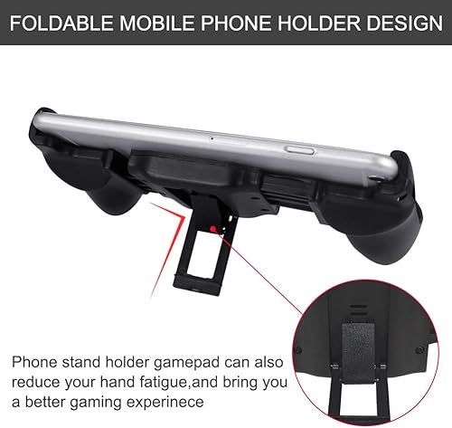 Miniatura 7 de Newseego - Móvil de control de juegos disparadores de teléfono para teléfono móvil controladores sensibles de tiro palillos de mando para cuchillos