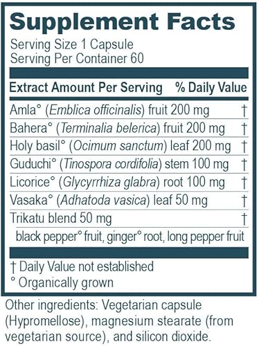 Miniatura 7 de Ruved Immune Daily, apoyo inmunológico más defensa estacional, refuerzo del sistema inmunológico ayurvédico totalmente natural, ayuda a apoyar la