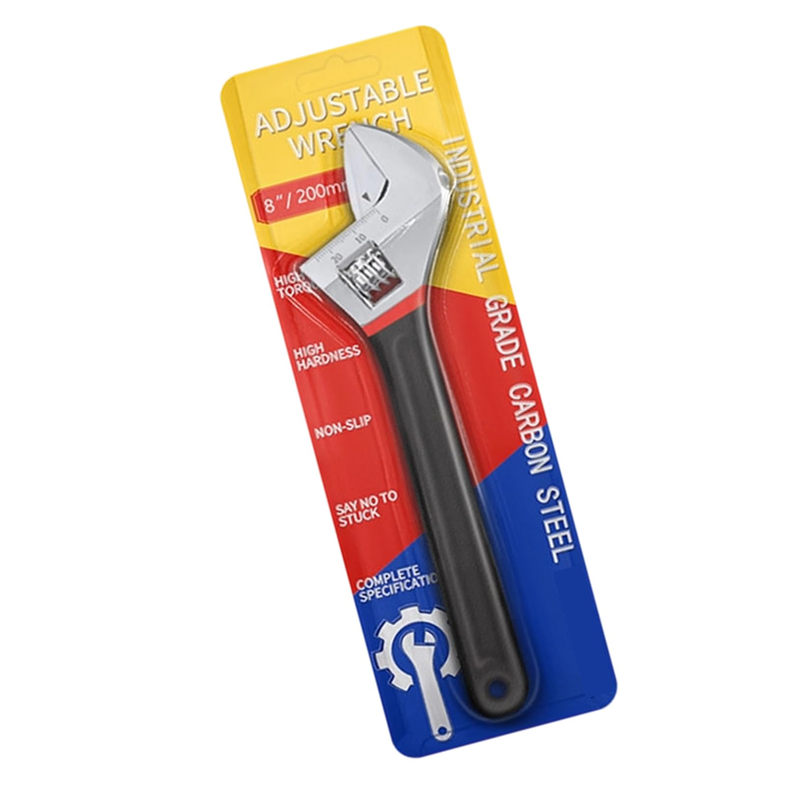 PANFHGFG Ergonomic Adjustable Wrench Produced for Easy Storage with Hanging Hole and Rustproof Handle Offering Longevity and Comfort Slide Wrench