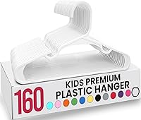 Vista 31 de Utopia Home Paquete de 20 Perchas para Niños - Perchas de Plástico para Bebé de 11.5 Pulgadas para Armario - Perchas para Niños para Ropa y Percha