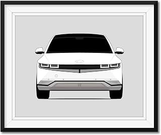 Hyundai Ioniq 5 (2022-Present) Inspired Poster Print Wall Art Decor Handmade (Unframed)