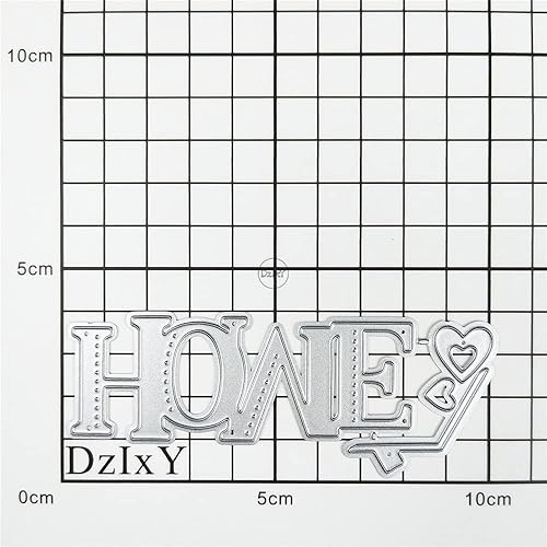 Vista 34 de DzIxY Happy Birthday Abrazos Palabras Troqueles de corte de metal para hacer tarjetas, kit de papel de relieve, troquelados, plantillas de máquina 14