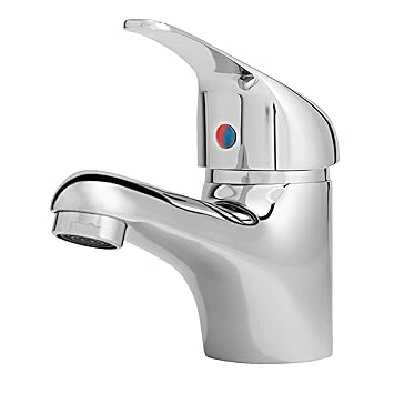 Acasa TARAS Mixer Tap for Bathroom Wash Basin (316, Brass Body, Chrome Finish & 2 Inlet Hoses)