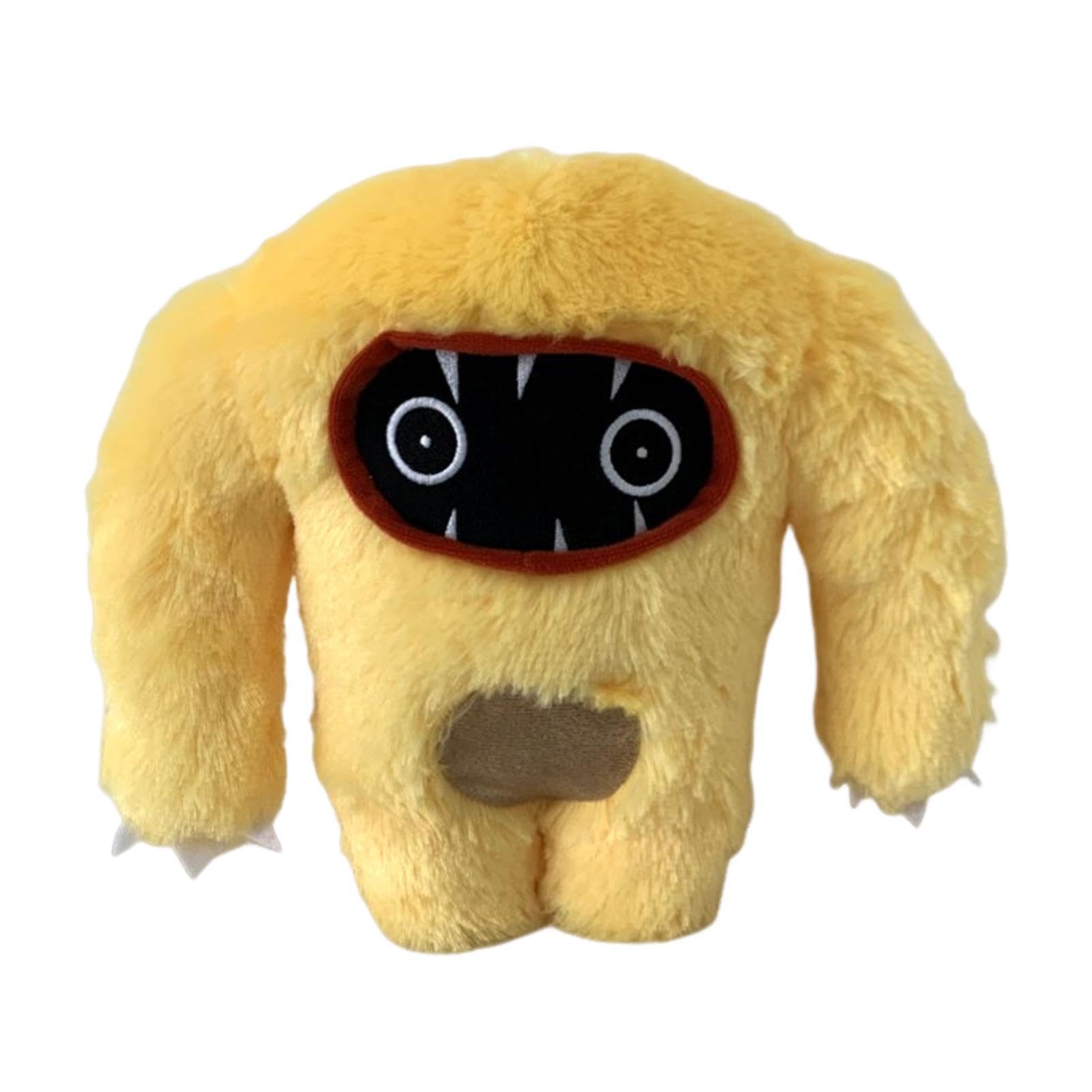 ZUREGO 2023 Joy-ville Plush, 25cm Wo-oly Bu-lly Plushies Toy, Cute Joy-ville Stuffed Plush Toy, Soft Joy-ville.WEL-COME Plush for Game Fans, Ho-rror Mon-ster Toys for Halloween Decorations