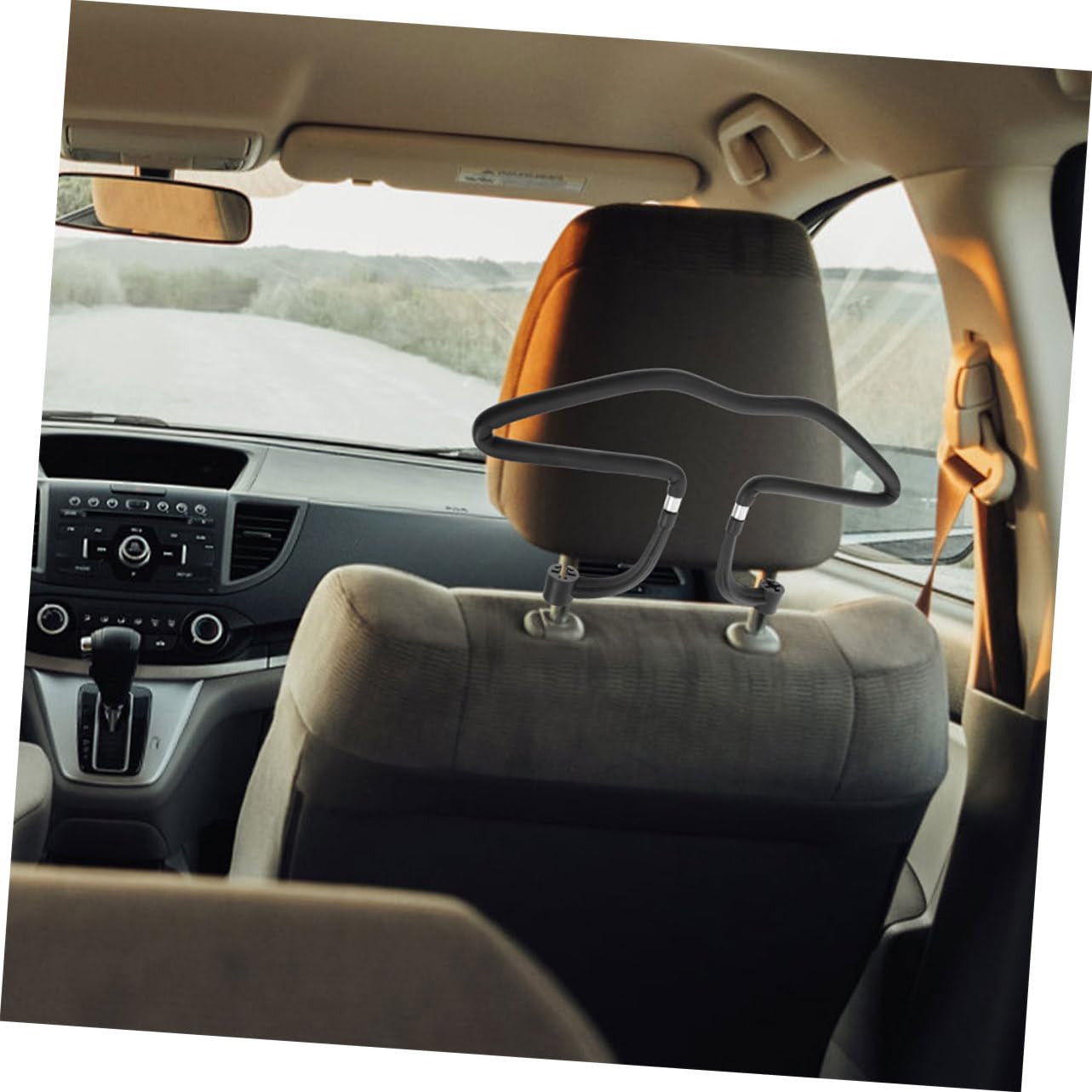TOPBATHY Crochet D’appui-tête de Voiture 2 Pièces Noir pour Siège Arrière