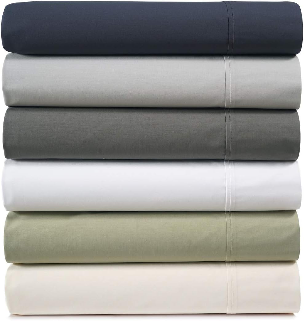 avonleigh LINENS 200 Thread Count - 100% Cotton Sheet (Full, Navy Blue) : Home & Kitchen