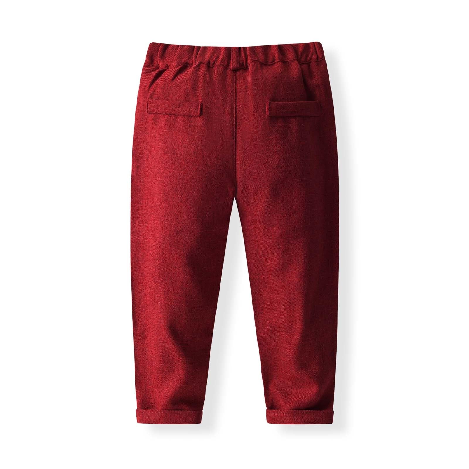 Completo elegante per neonato, camicia, gilet e pantaloni, smoking in cotone, per battesimo e cerimonie