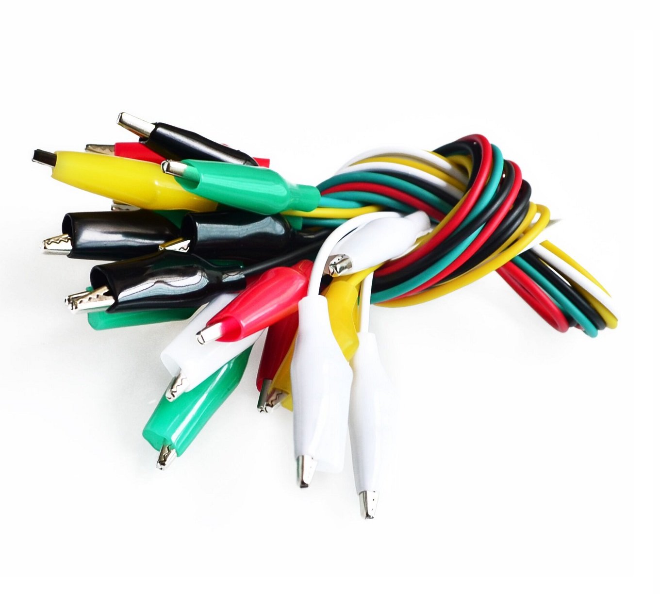 OLatus Double Ended Alligator Clips Test Lead Jumper Wire 44 cm (Pack of 10) (B0764K95W4) Amazon Price History, Amazon Price Tracker