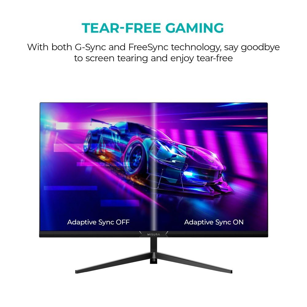 MISURA | Monitor Gaming 27" | 240 Hz | Full HD | 178º | 1ms | Freesync, GSync | Antiparpadeo | Low Blue | HDR | Altavoces Integrados | CM27BFA