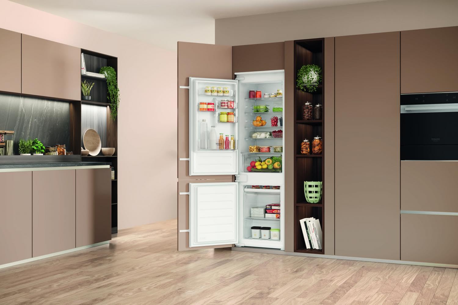 Hotpoint HAC18D021A1 LH - Frigorifero Combinato Installazione da Incasso 273 Litri Classe Energetica E