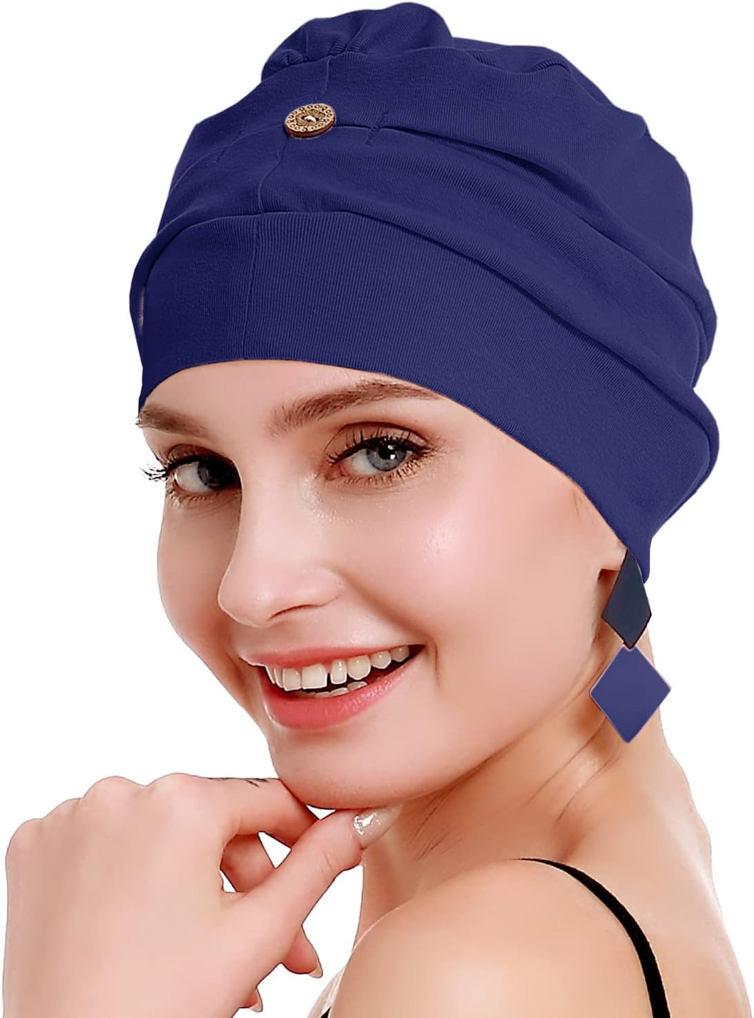 osvyo Cotton Chemo Turbans for Women Cancer Hairloss hat - Cotton Lightweight Headwear Sealed Packaging - Image 5