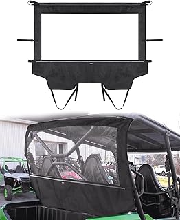 Kemimoto UTV Back Windshield Compatible with Teryx Soft Full Rear Window Compatible with KAWASAKI TERYX 4 800 2013-2022 2023 Clear Dust Stopper Dustproof Rainproof Panel Accessories