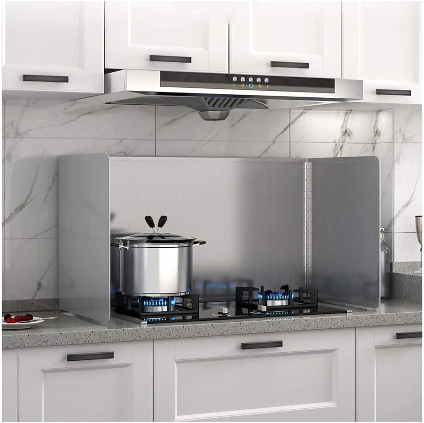 splatter screen wall oil baffle aluminum Splatter Guard