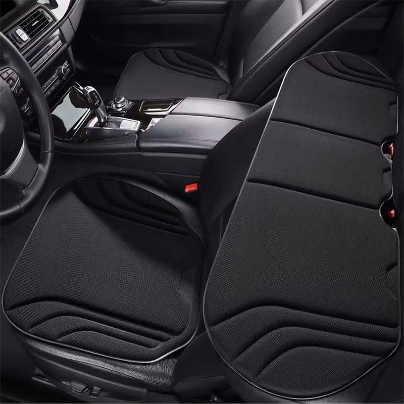 3 Piezas Cojines de Asiento de Coche, para Honda Civic 2007-2011 Antideslizantes, para Asiento Delantero y Trasero, Fundas de Asiento de Coche, Transpirables,Black