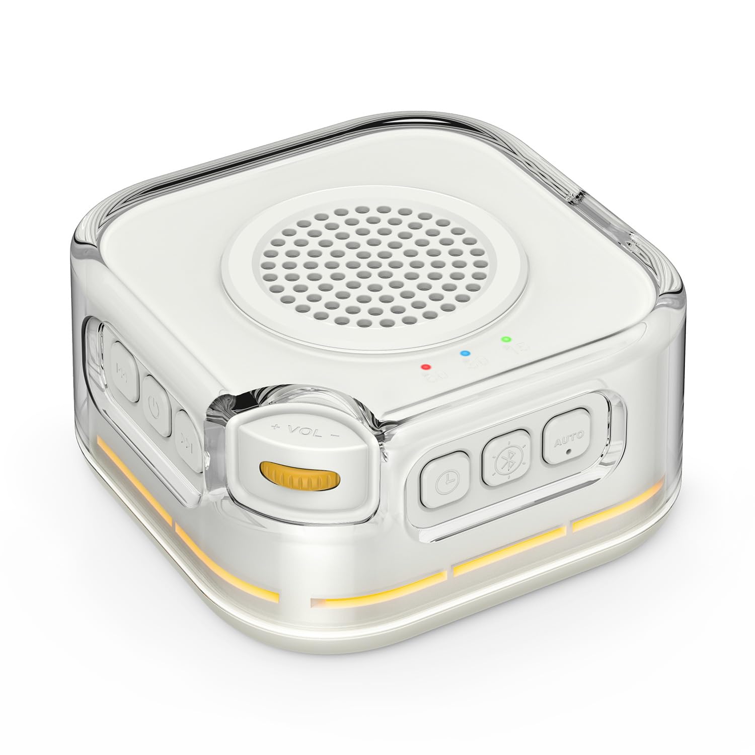 ORIA Machine à Bruit Blanc Portable, 28 Sons Apaisants, Veilleuse 3 Niveaux, Minuterie 15/30/60min, Batterie 1000mAh USB-C, Bluetooth, Aide au Sommeil pour Bébé Adulte Maison Voyage Bureau