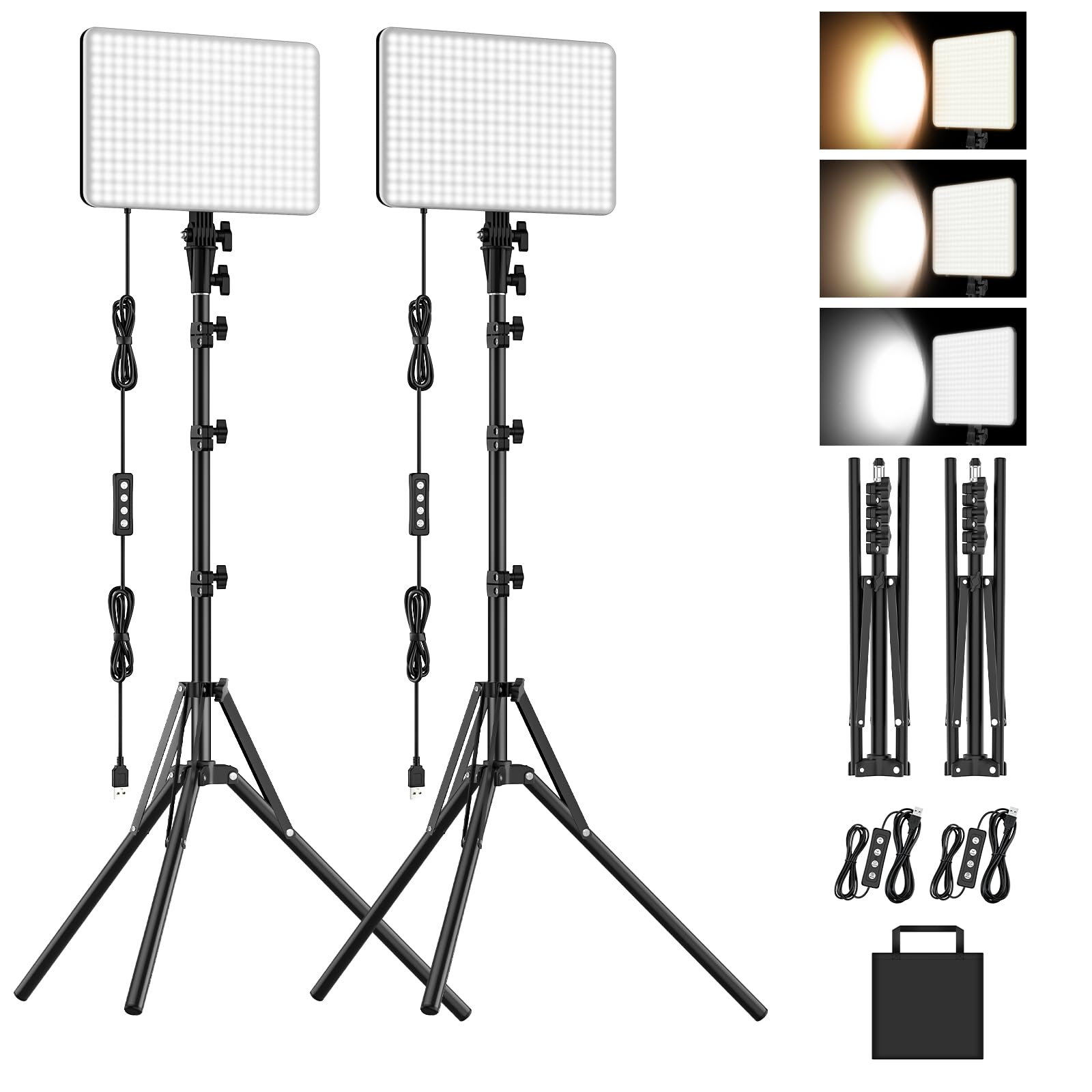 Anautin 2-Pack 15W LED Panel