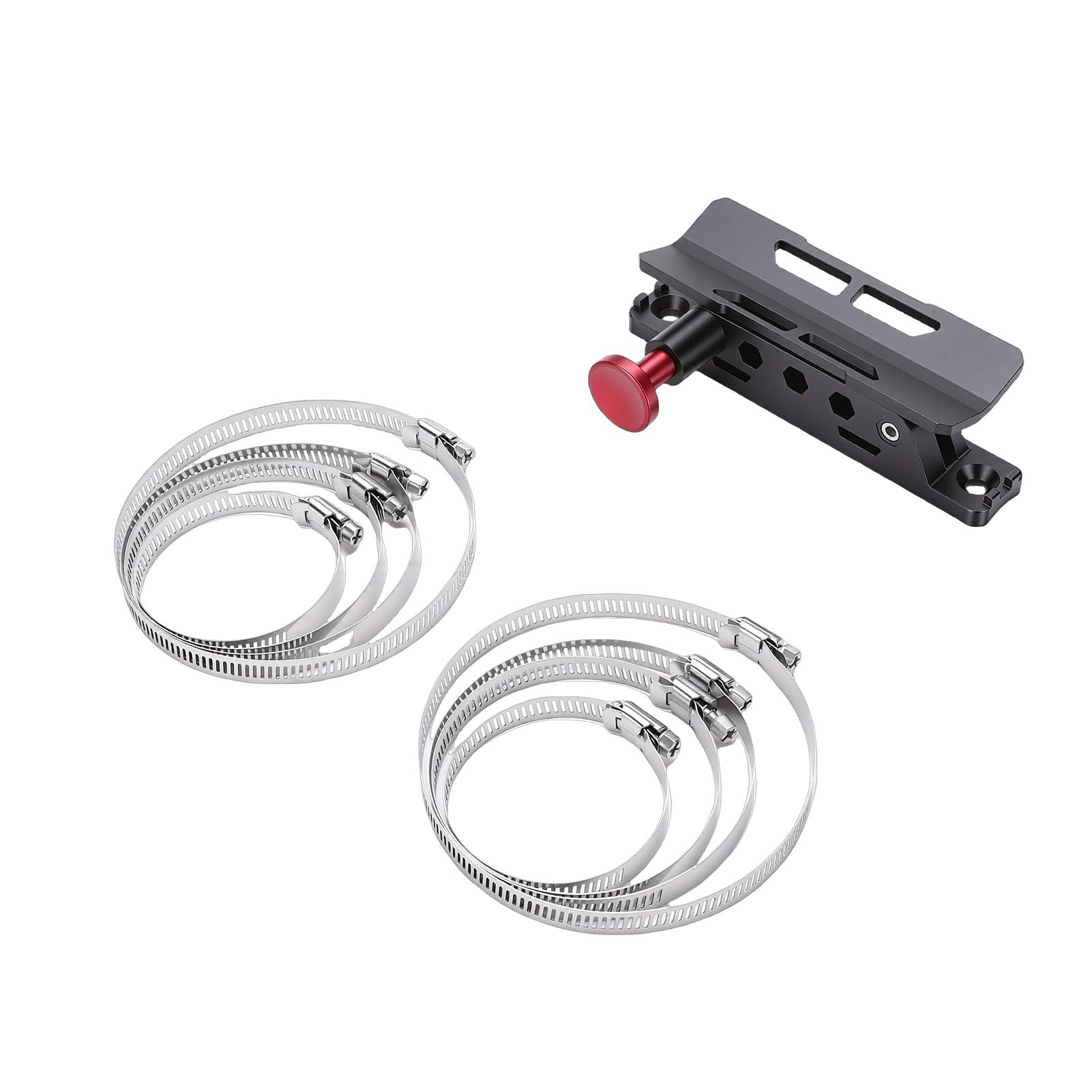 Cocoarm Supporto per Estintore, Lega di Alluminio, Supporto per Roll Bar Regolabile per UTV e ATV, Accessorio di Sicurezza di Emergenza (BLACK)