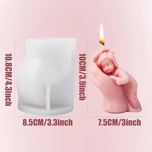 Miniatura 9 de 2 moldes de silicona para velas de Tai Chi Yin Yang, molde de vela 3D para hacer velas, moldes de resina epoxi para manualidades, manualidades,