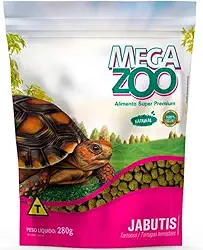 RAÇÃO MEGAZOO EXTRUSADA JABUTIS 280G