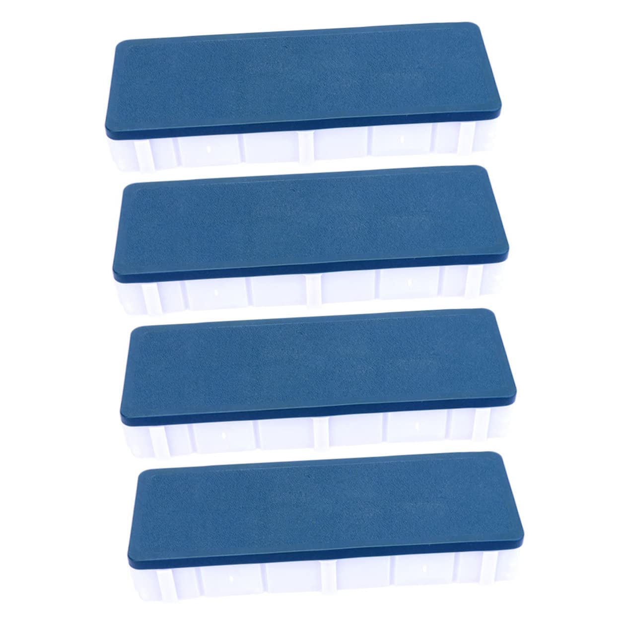 DIYEAH Watercolor Palette Lid 4pcs Paint Trays Safe Plastic Pallets for Art Supplies