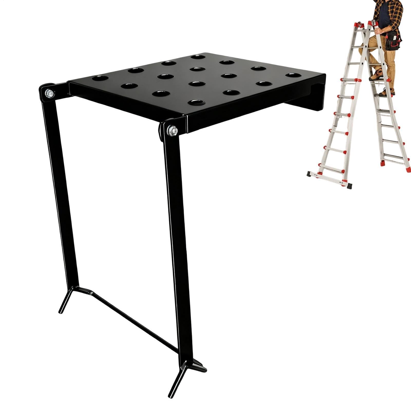 Escalera De Tijera Herramienta De Gran Resistencia Ajustable Plegable