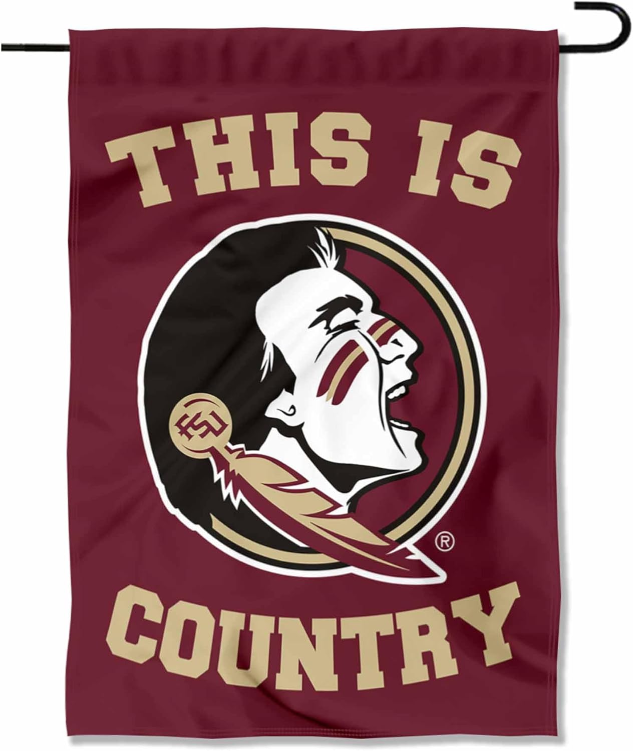 Florida State FSU Noles This is Seminole Country Garden Flag