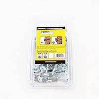 Vista 1 de FastCap PowerHead - Tornillos para madera con cabeza plana, punta autorroscante, 3 pulgadas de longitud, unidad cuadrada #2, acabado de zinc