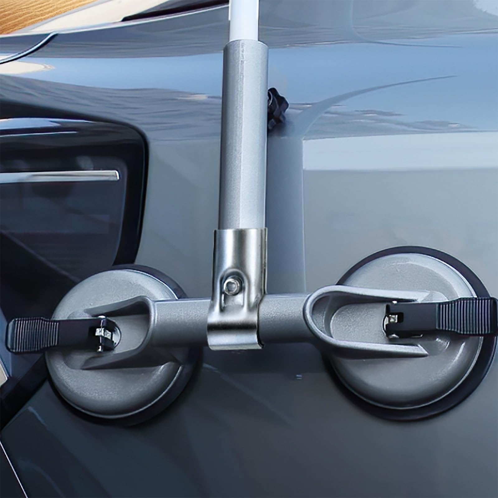 Supporto Per Asta Bandiera Per Auto, Base In Metallo Per Asta - 4