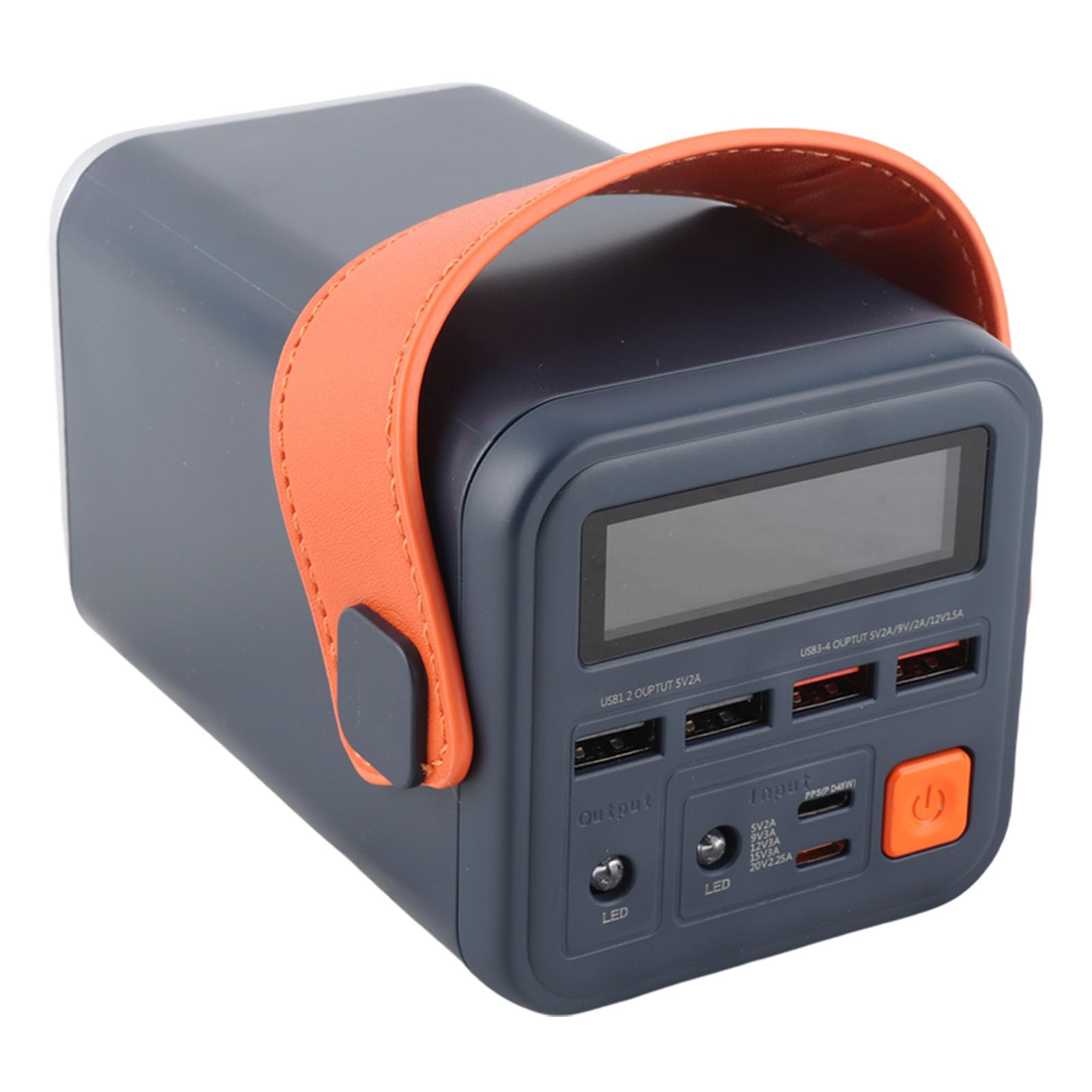 Przenośna ładowarka 60000 MAh, Moc Wyjściowa PD QC 36 W, 4 Porty USB, Szybko ładująca się Bateria Zewnętrzna do Telefonu z Systemem IOS, Awaryjne Podróżowanie na Kempingu (black)