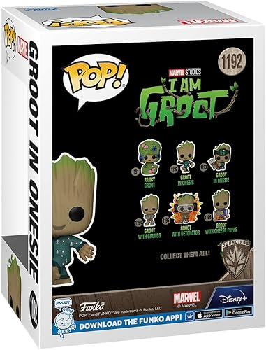 Miniatura 4 de Funko Pop! Marvel: Guardians of The Galaxy - Groot PJs - (Dancing) - Groot Shorts - Figura de vinilo coleccionable - Idea de regalo - Producto