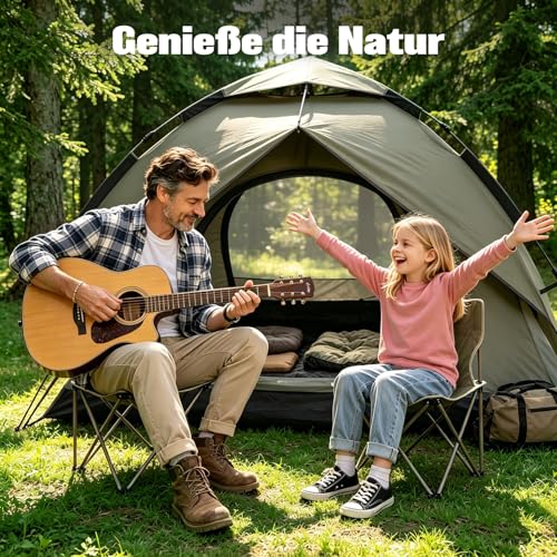 Campingzelt 2-3 Personen Pop Up Zelt wasserdicht 40s Schnellaufbau Wurfzelt – Ansicht 9