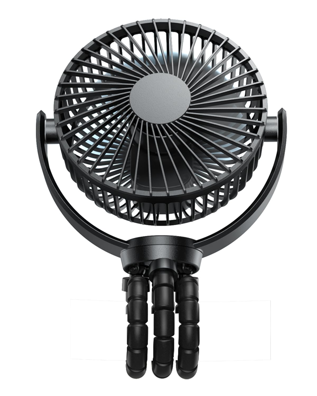 Dorobeen Portable Stroller Fan, Baby Stroller Fan, 5000mAh Battery Powered Fan, Portable Fan for Stroller, Desk, Travel, Car