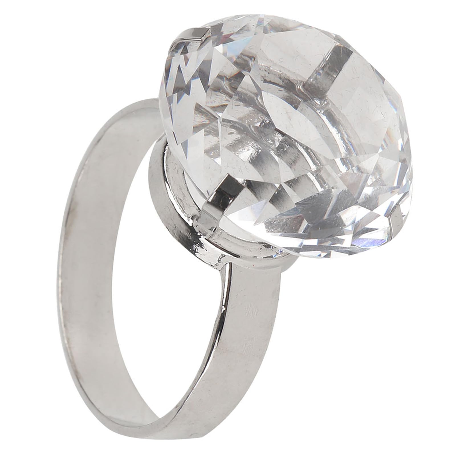 Anillo de cristal de 80mm Sosoport ligero para decorar eventos sin sobrepeso