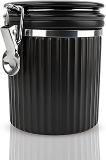 Ceramic Kitchen Canisters Porcelain Food Storage Jar with lie 700ml/24 fl.oz Airtight Freshness Oxidation-Resistant for Flour, Sugar, Coffee,Tea, Oatmeal, Biscuits, Pantry & Countertop Organization