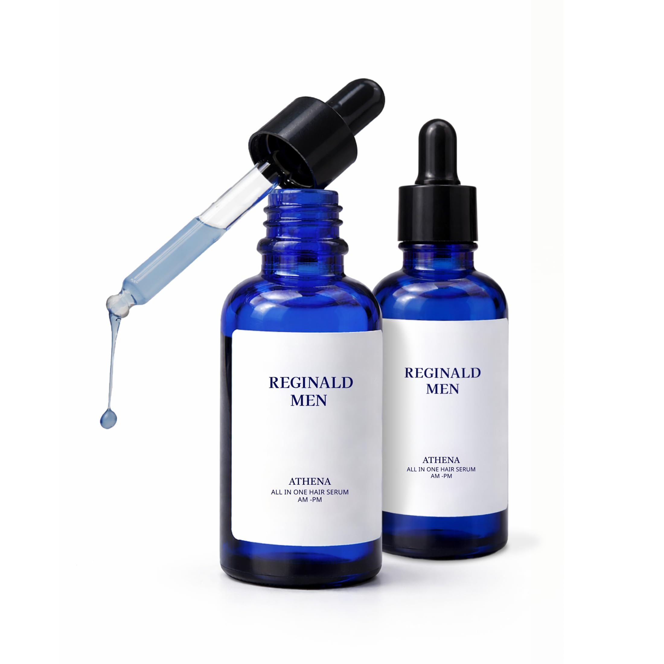 Reginald Men Athena- All in one Hair Serum | Hair Fall Control & Follicle Boost with 12 Actives | Advanced Hair Growth Serum For Scalp | Controls HairFall & Boosts New Hair Growth | For Men | 60ml