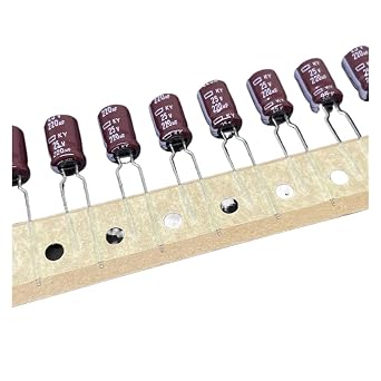 10pcs 220uF 25V Series 8x12mm Low Impedance 25V220uF Aluminum Electrolytic Capacitor