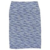 Lularoe Cassie c Small S Thin Heathered Micro Stripe Womens Knee Length Pencil Skirt fits Sizes 6-8 SMALL-216-G