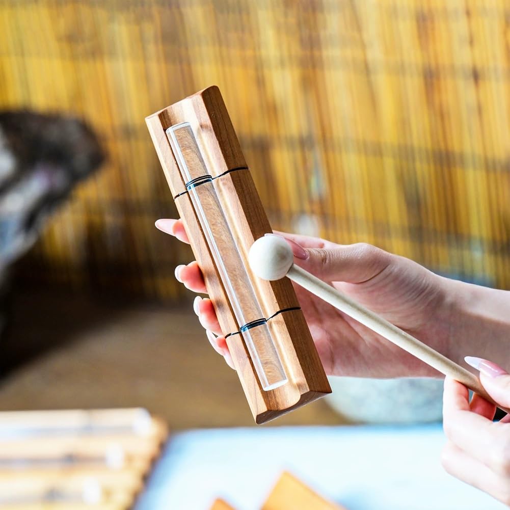 XBTGS Crystal Solo, suoneria manuale musicale, strumento a percussione per yoga, meditazione e consapevolezza, 440H-B7