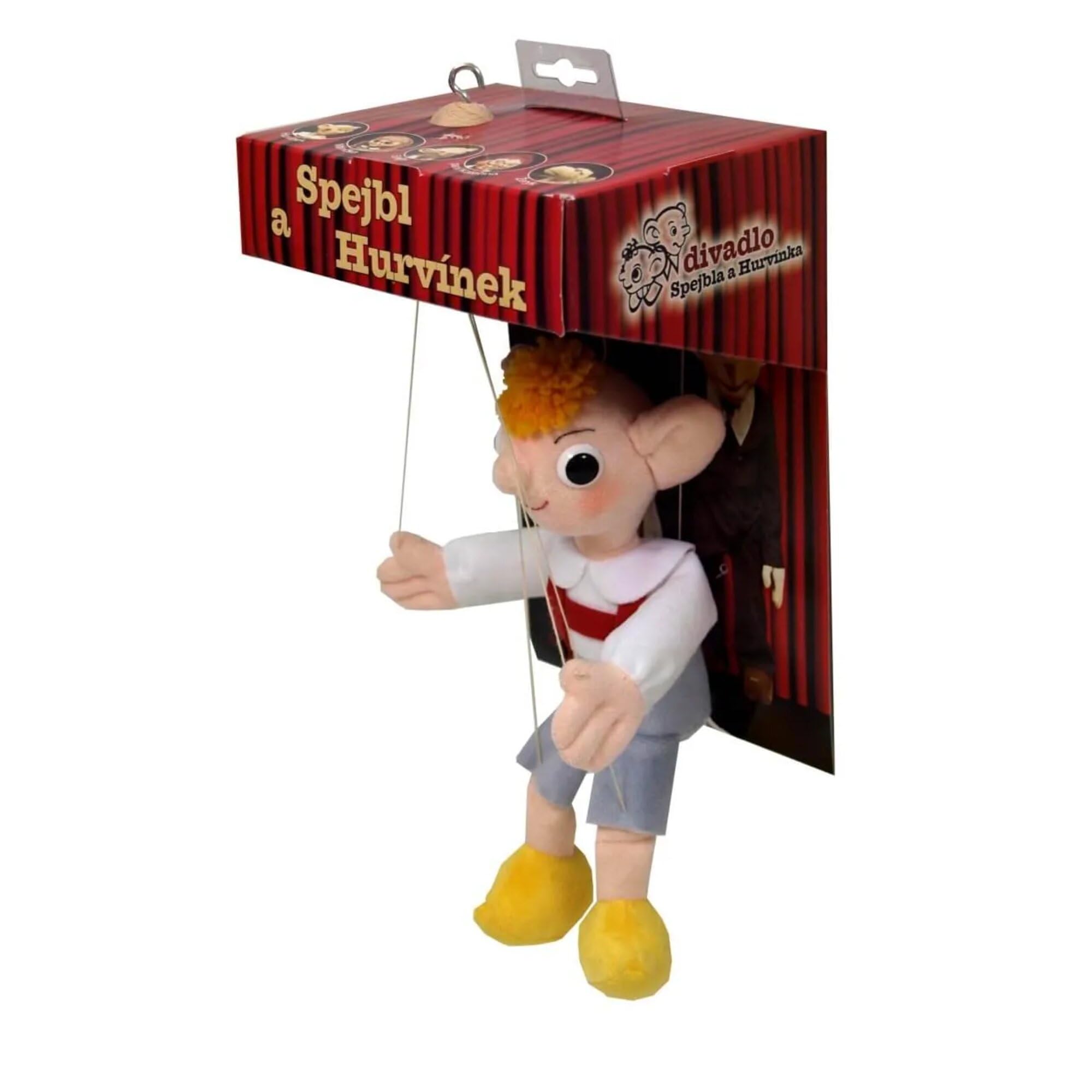 Hurvinek 25cm, Textile Marionette, 25 cm, Mehrfarbig
