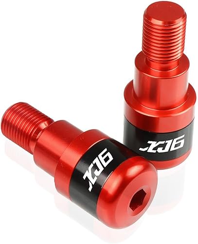 Miniatura 8 de Motocicleta aluminio motocicleta manillar agarre extremo manillar tapa extremos enchufe para Yamaha XJ6 desviación 2009 2010 2011 2012 2013 2014