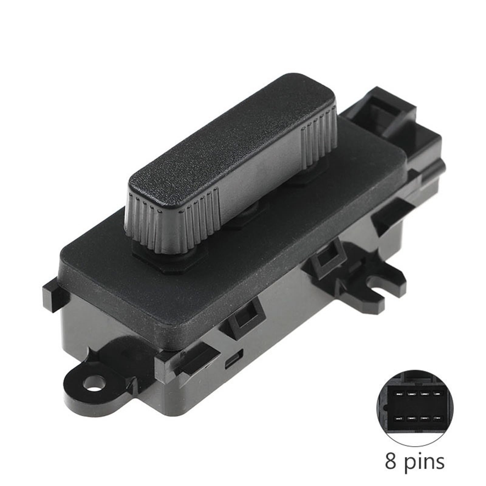 JUNIPI Botonera Elevalunas Interruptor Ajuste Asiento Eléctrico Botón Pulsador 12450256 para Chevy para Silverado 1500 2500 3500 6 Interruptor Control Ventana Eléctrica Interruptor Elevalunas