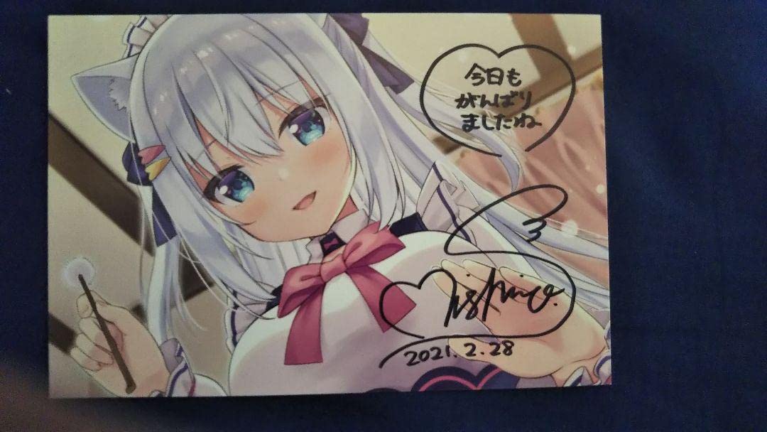 白雪みしろ 直筆サイン1 のりプロ ビビッヅ vividz 白雪みしろ のり